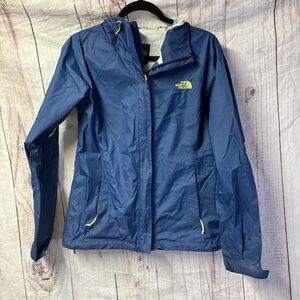 The North Face Shell Women's Blue and Green Zip Up Jacket Small